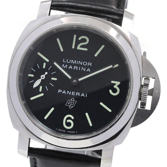PANERAI Luminor Marina Logo Acciaio PAM01005 Hand Winding Men's Watch_832365 - Picture 5 of 6